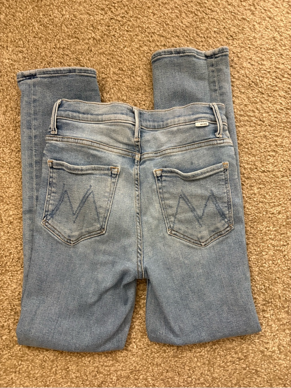 MOTHER - The Swooner Rascal Ankle Jeans in light blue